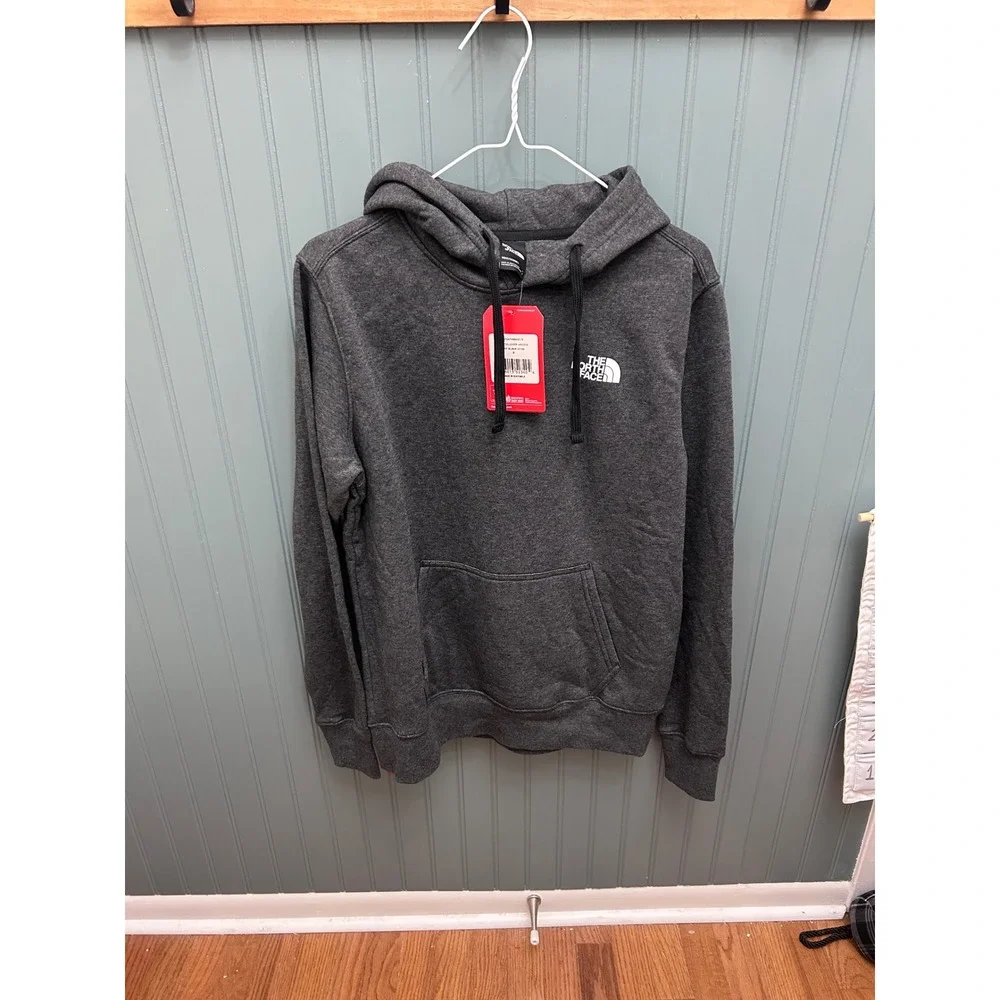 The North Face Mens‎ TNF Pullover Hoodie Black Heather Size S